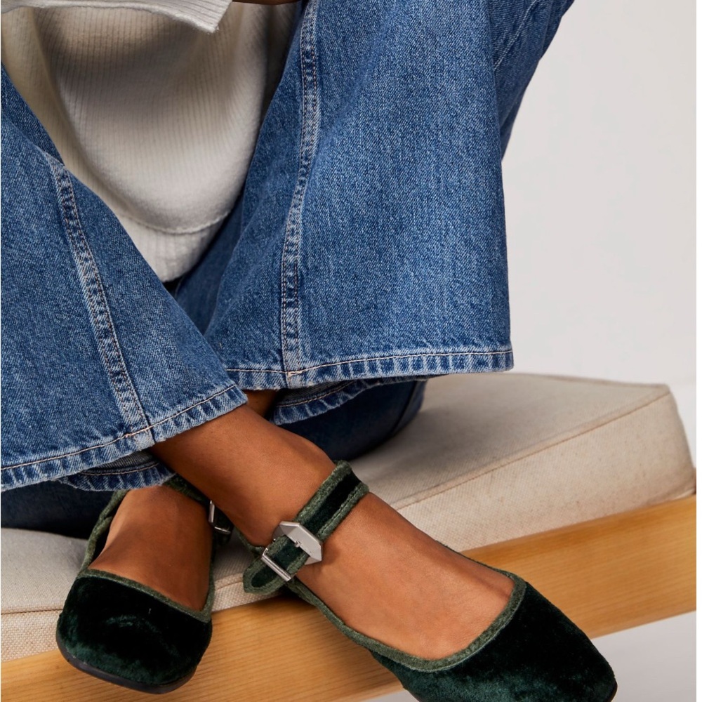 Free people mystic Mary Jane flats